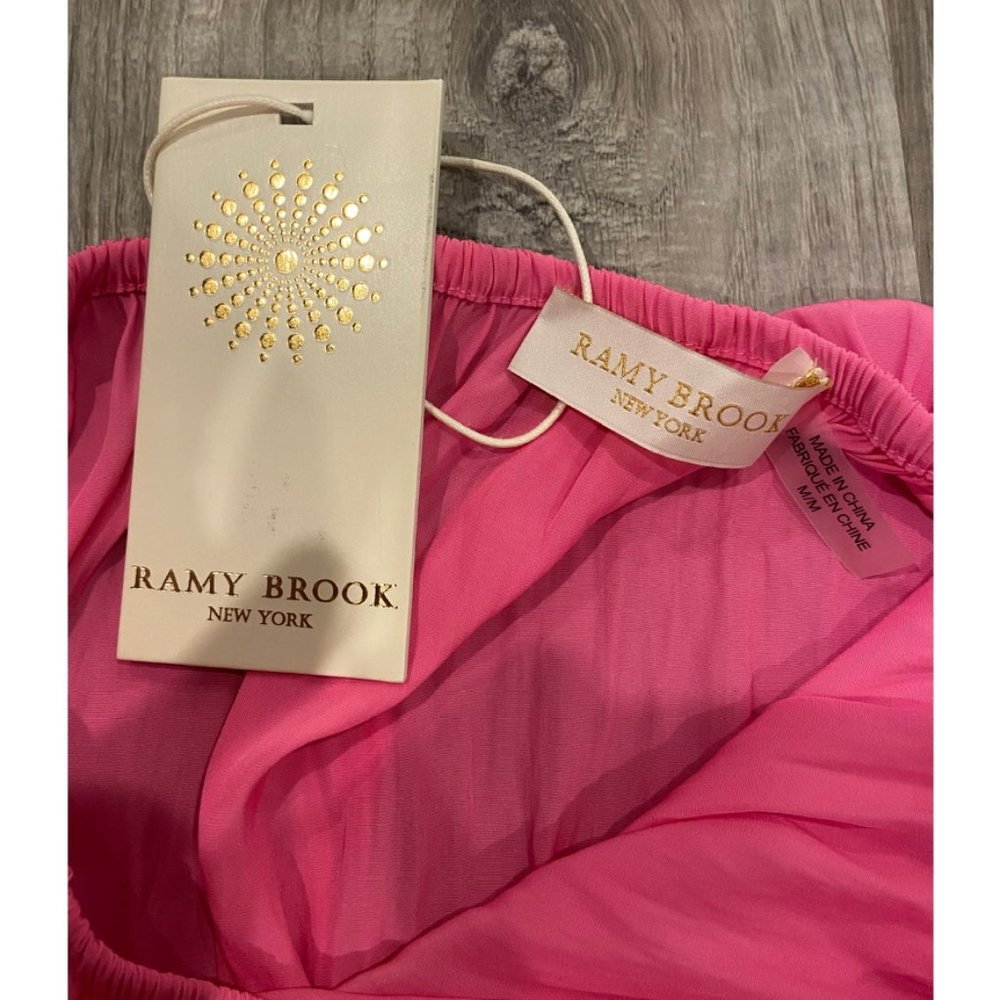 Ramy Brook Pink Blouse NWT (size S+M) - Picture 2 of 8